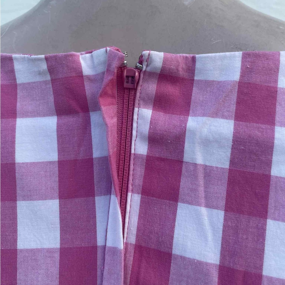 Lilly Pulitzer Pink and White Gingham Dress - Picture 3 of 10